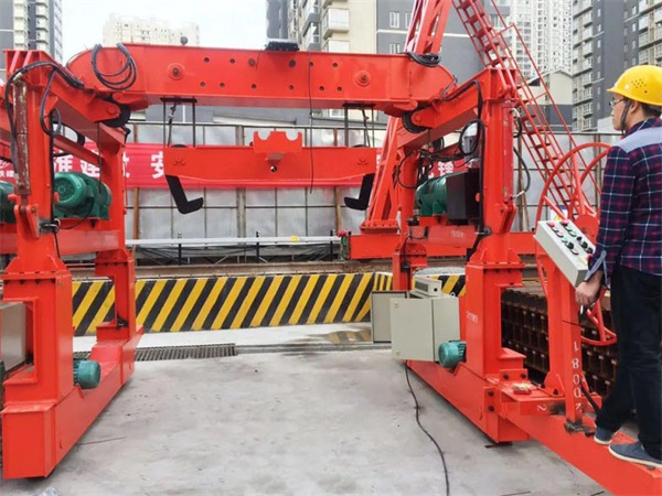 Subway Track Laying Machine