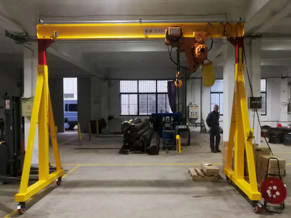 simple portable mobile gantry crane