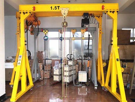 simple portable mobile gantry crane